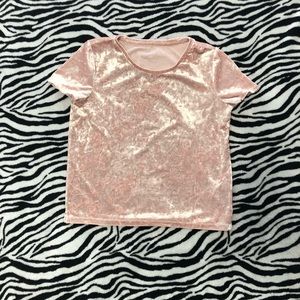 Aeropostale Velvet Crop Top
